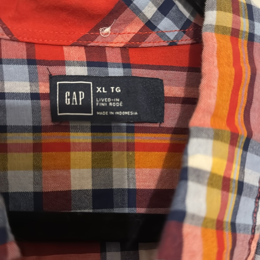 Plaid button down - Picture 3 of 5
